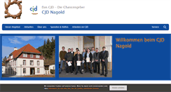 Desktop Screenshot of cjd-nagold.de
