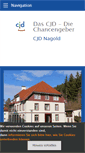 Mobile Screenshot of cjd-nagold.de